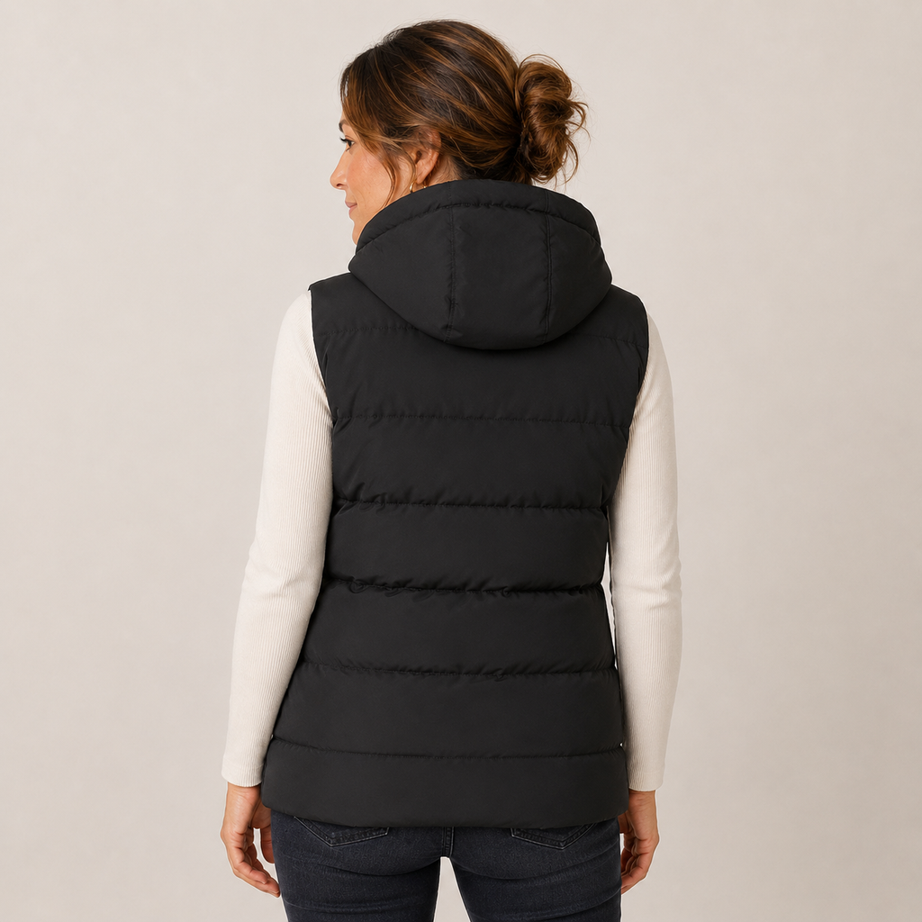 Women's Heated Vest – 11 Heating Zones, Black – image 2