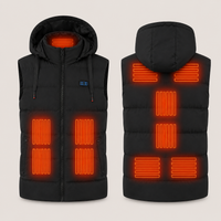 Women's Heated Vest – 11 Heating Zones, Black – image 5