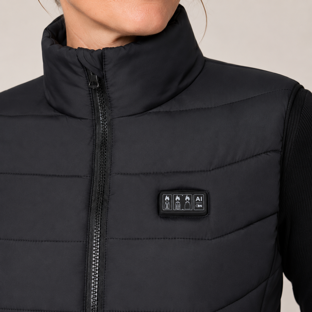 Women's Heated Vest – Black – image 3