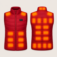 Women's Heated Vest – Red – image 4