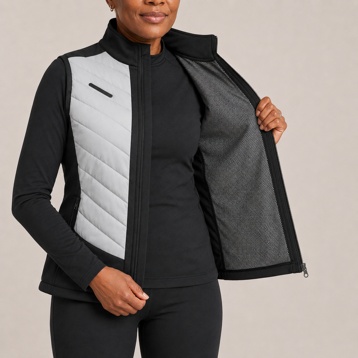 Women's Heated Vest – Black – image 4