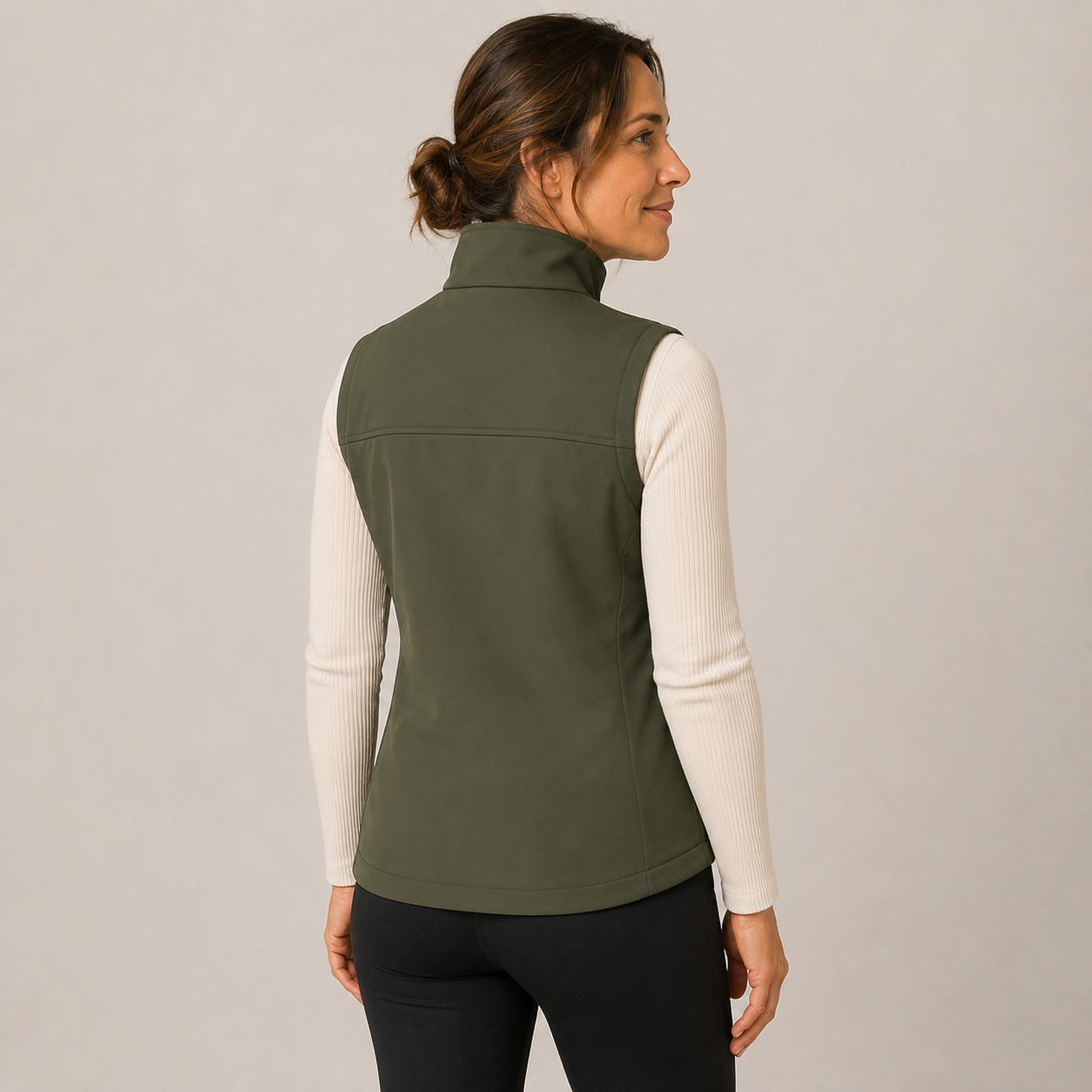 Women's Heated Vest – Green – image 2