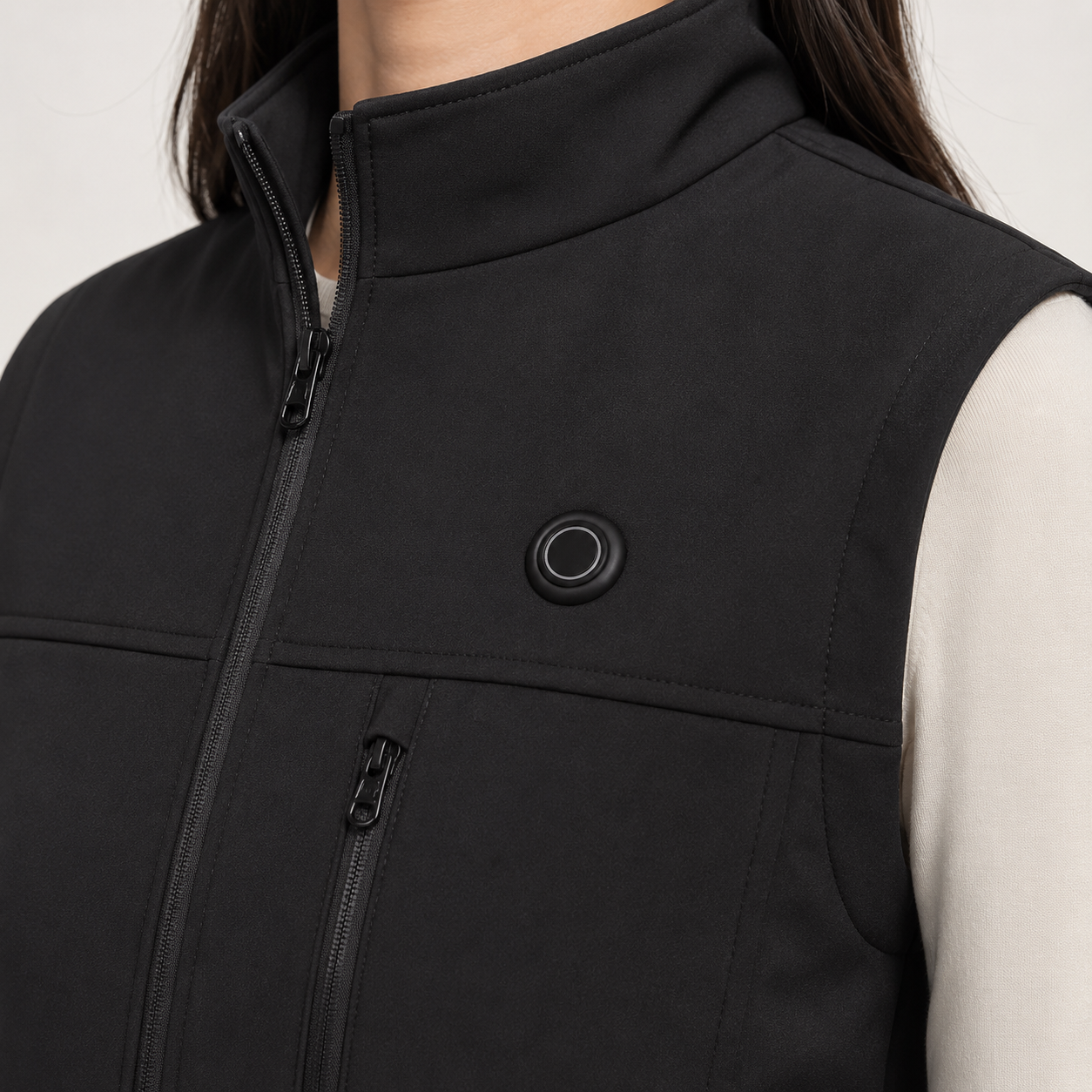 Women's Heated Vest – Black – image 3
