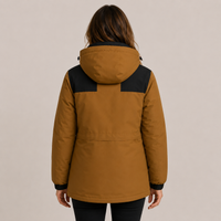 Women's Heated Jacket – Brown – image 2