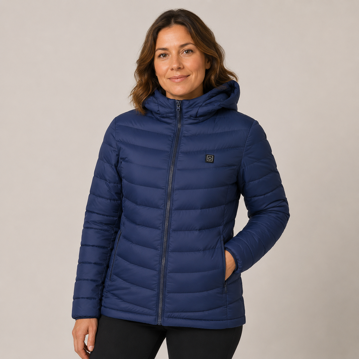 Women's Heated Jacket – 9 Heating Zones, Navy – image 1