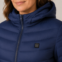 Women's Heated Jacket – 9 Heating Zones, Navy – image 3