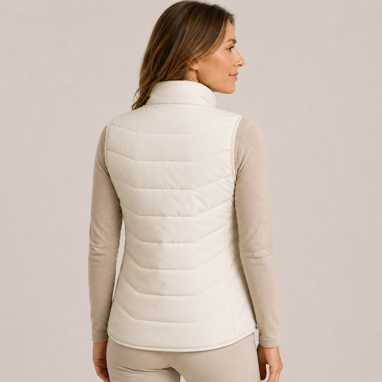 Women's Heated Vest – White – image 2