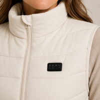 Women's Heated Vest – White – image 3