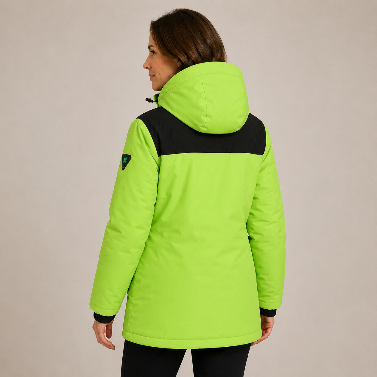 Women's Heated Jacket – Neon Green – image 2
