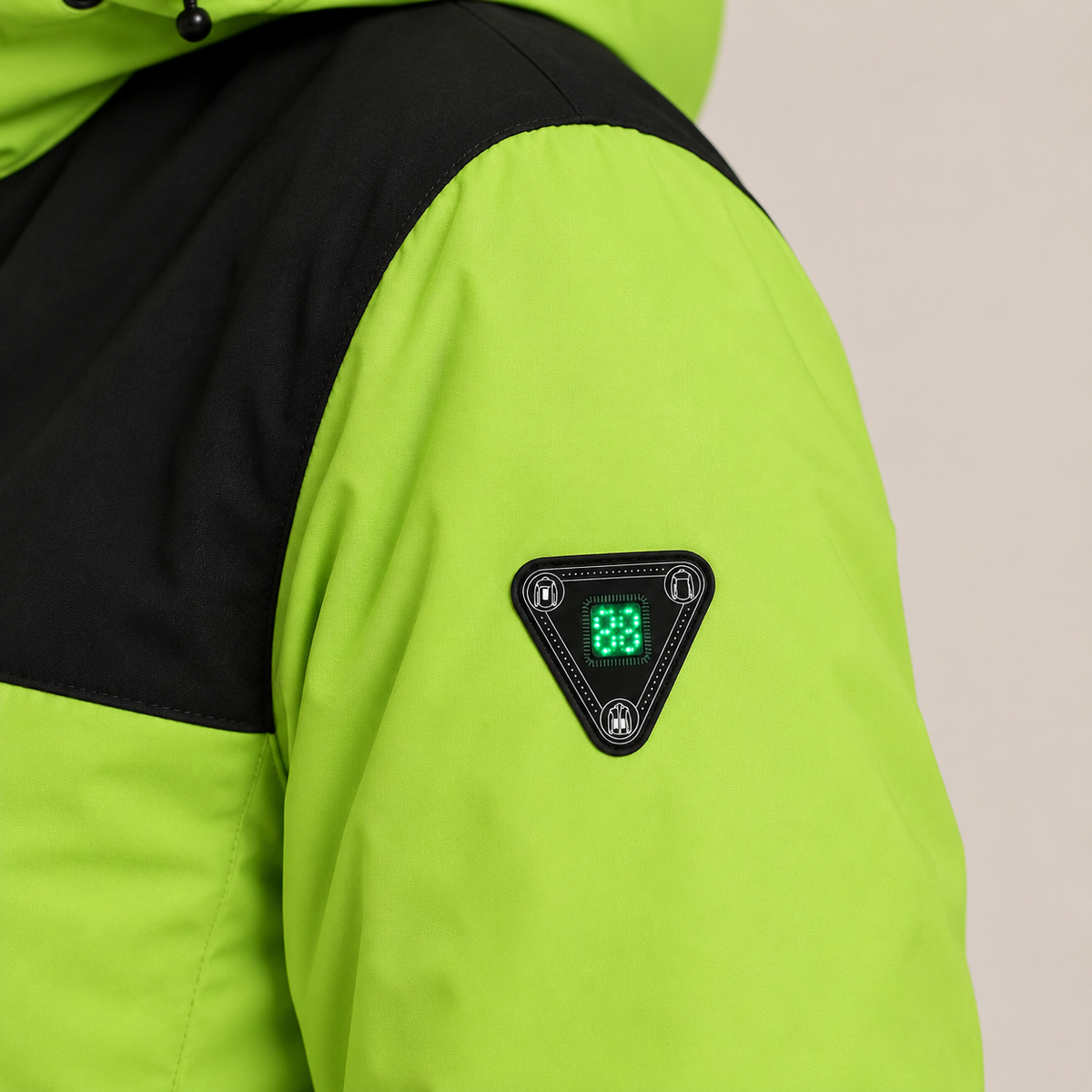 Women's Heated Jacket – Neon Green – image 3