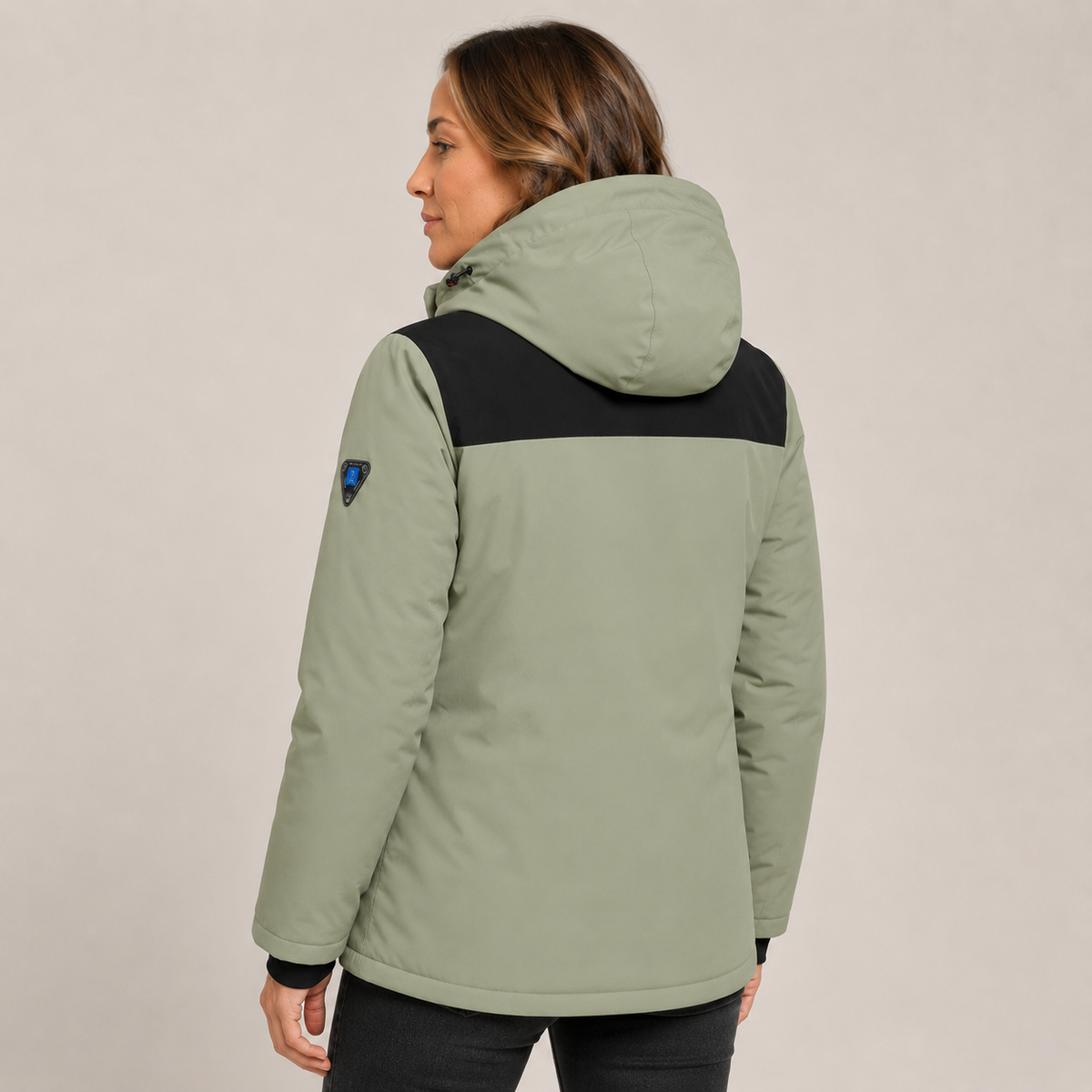 Women's Heated Jacket – Khaki – image 2