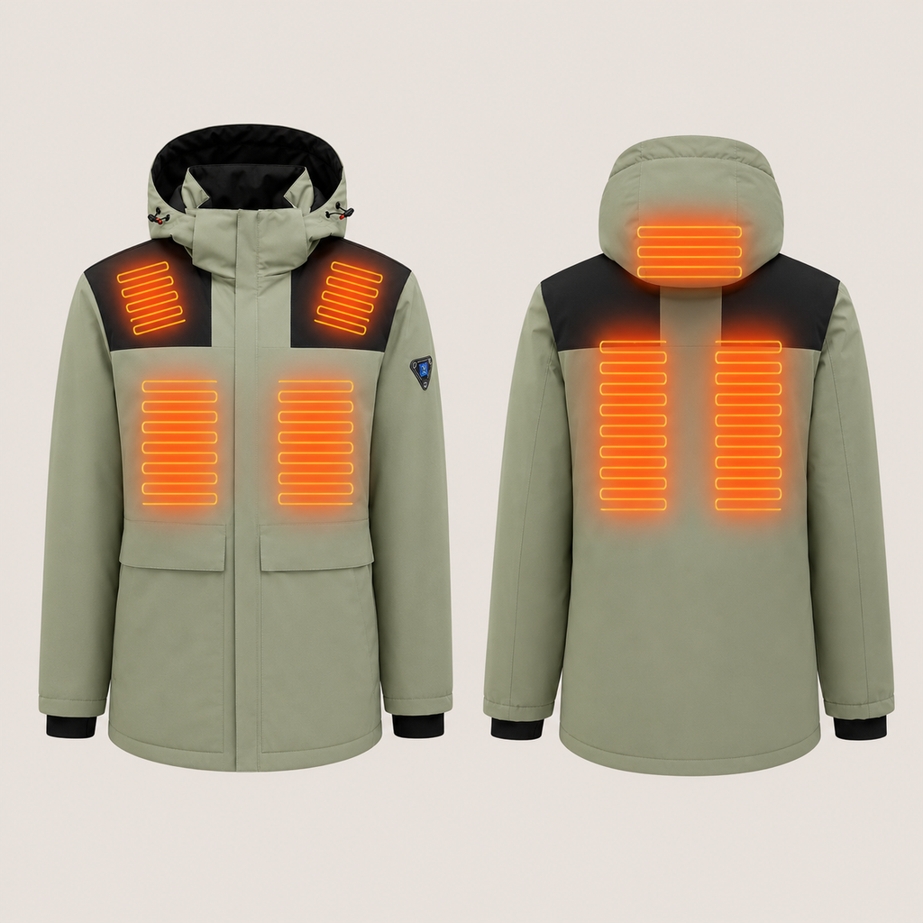 Women's Heated Jacket – Khaki – image 5