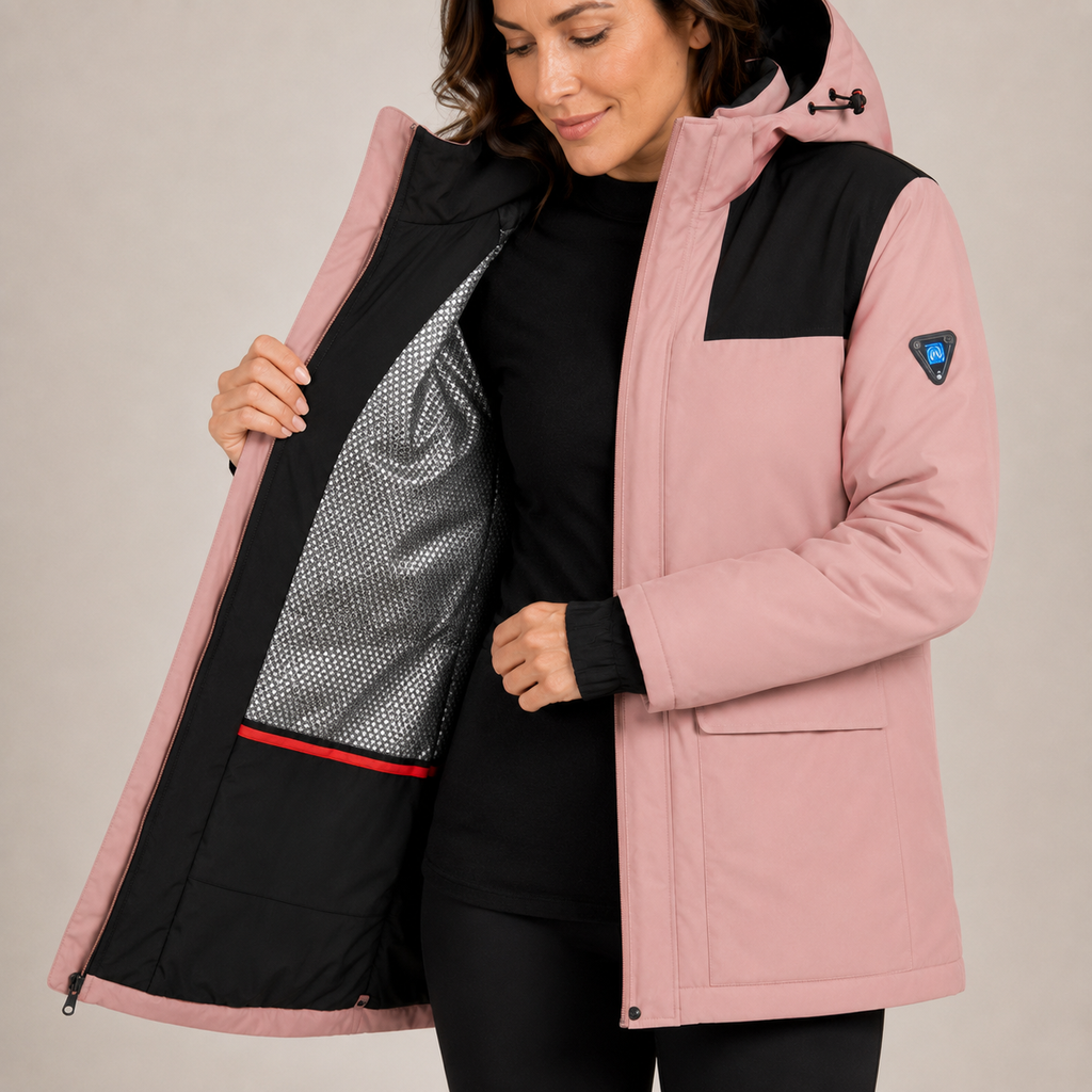 Women's Heated Jacket – Pink – image 4