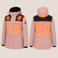 Women's Heated Jacket – Pink – image 5