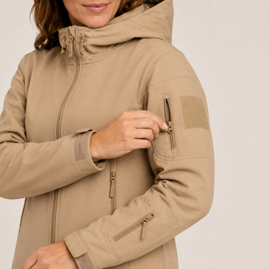 Women's Heated Jacket – Khaki – image 4