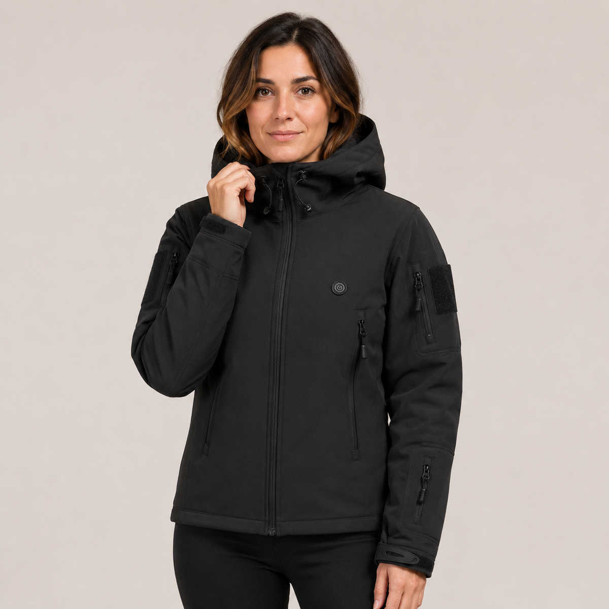 Women's Heated Jacket – Black – image 1