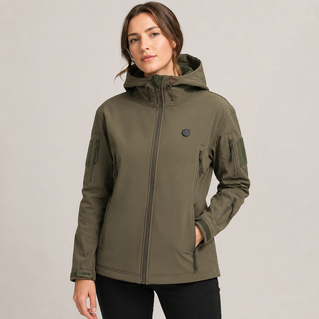 Women's Heated Jacket – Green – image 2