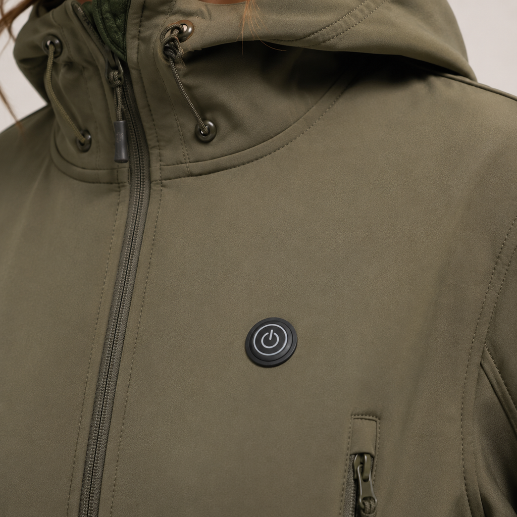 Women's Heated Jacket – Green – image 4